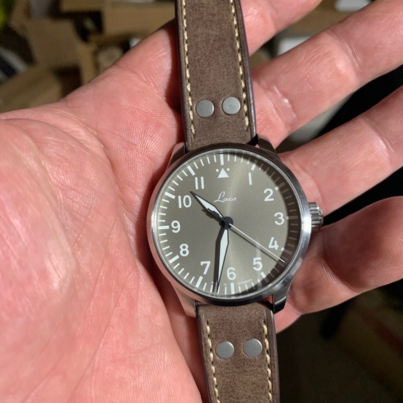 Laco Watch Augsburg Taupe Limited EdItion Rare - Picture 6 of 9
